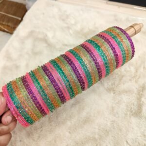 Raindrop bangles 5 dozen valaikappu mixing